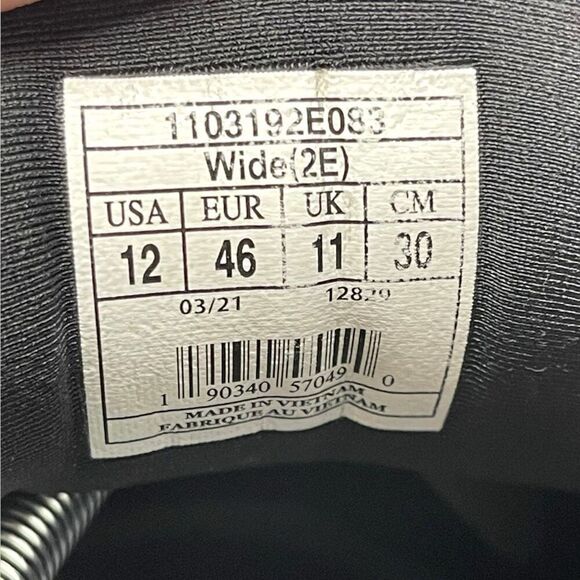 Brooks Addiction Walker 1103192E083 Black Running Shoes Sneakers Men 12 Wide 2E - Picture 10 of 11